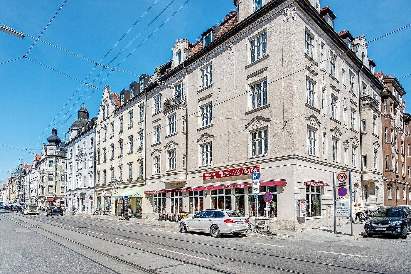 Etagenwohnung mit 2 Zimmern | München-Schwabing | 2205ML71 | ...Restaurants gleich in der Umgebung