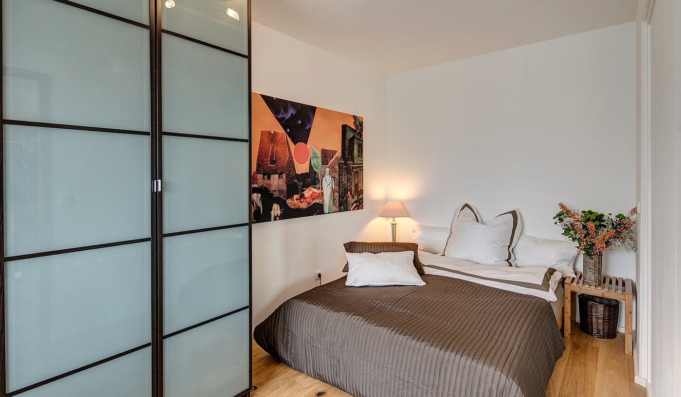 Etagenwohnung mit 1.5 Zimmern | München-Obergiesing | 70136 | ...Schlafbereich