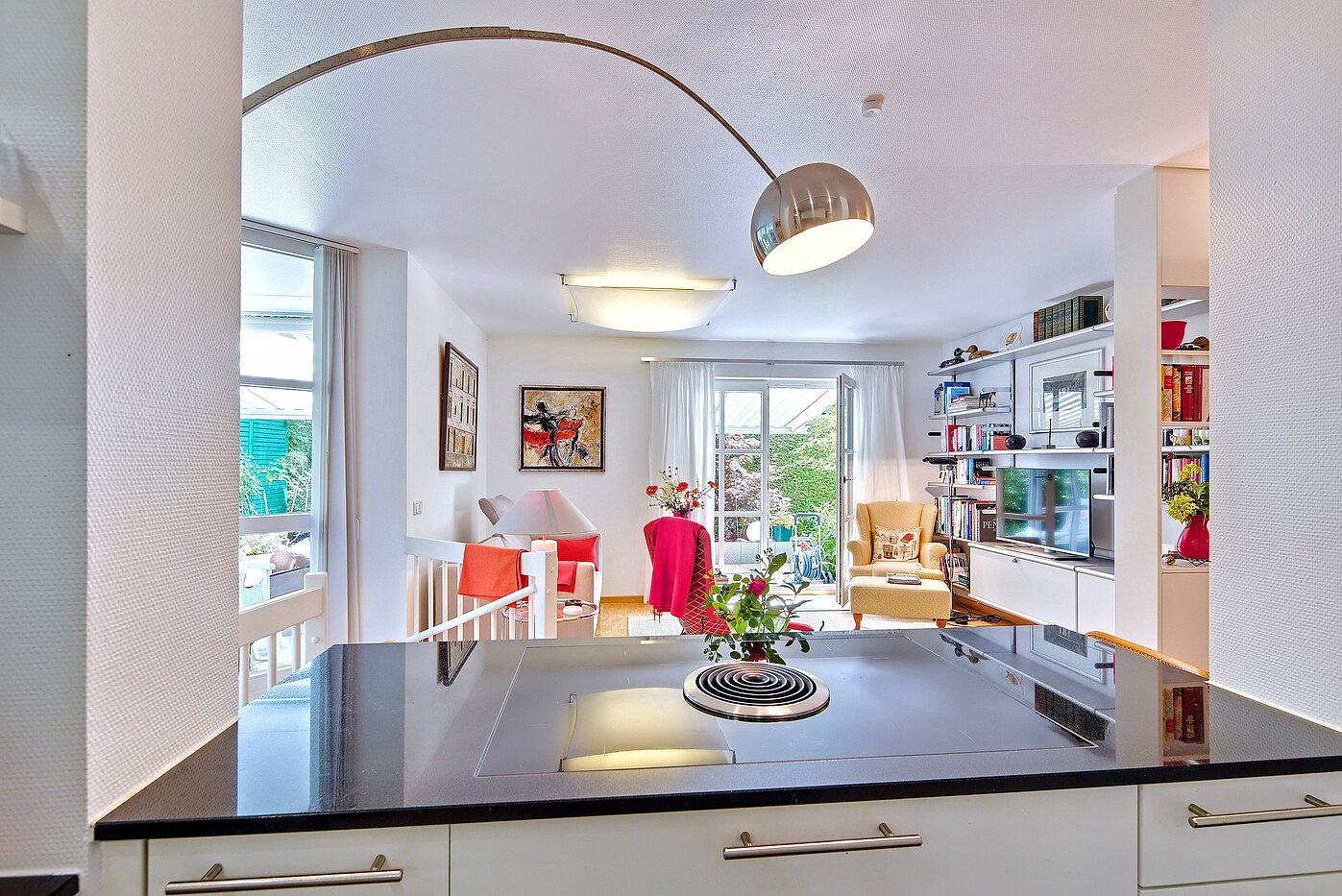 Erdgeschosswohnung mit 2 Zimmern | München-Obermenzing | 70280 | Kochinsel mit BORA-Abzug