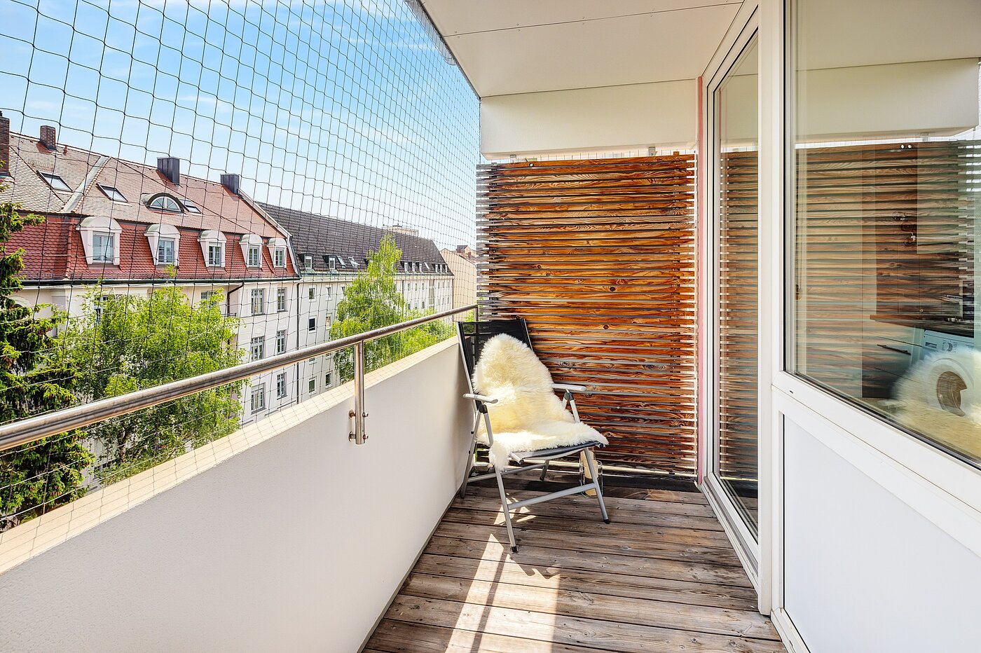 Etagenwohnung mit 1 Zimmer | München-Neuhausen | 702271 | ...Ausblick in...