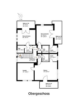 Grundriss Obergeschoss