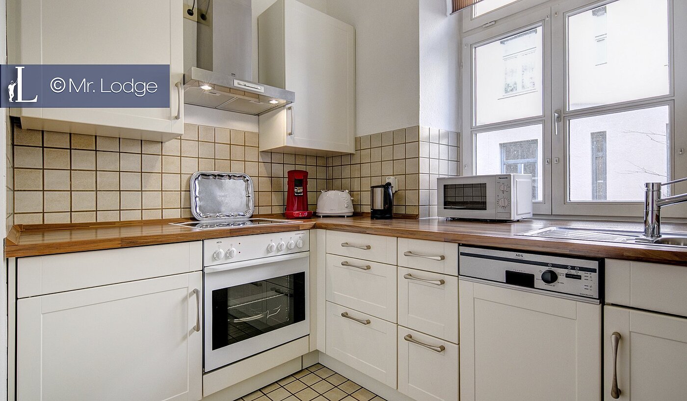 Etagenwohnung mit 2 Zimmern | München-Schwabing | 1609ML_5 | Küchenzeile