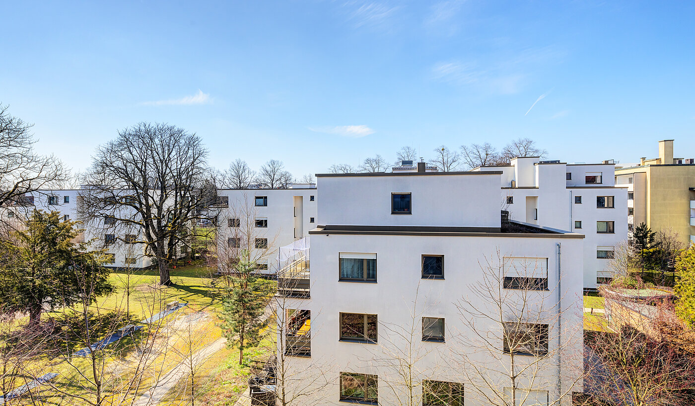 Apartment mit 1 Zimmer | München-Ramersdorf | 70415 | Blick vom Balkon