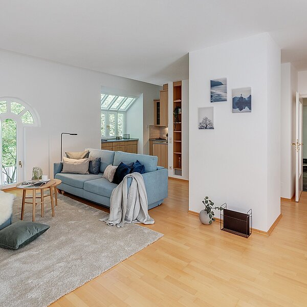 Harlaching: Direkt am Isarhochufer - attraktive 3-Zi.-Wohnung