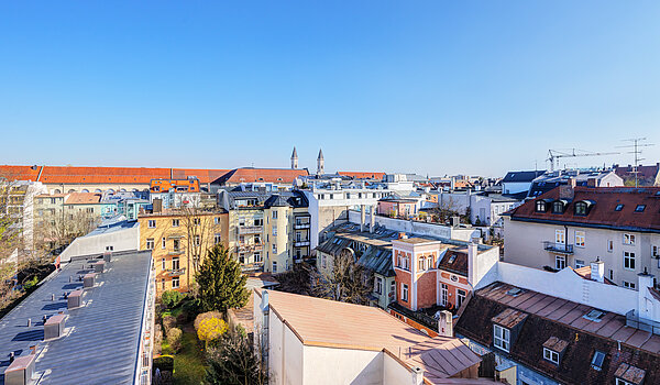 Etagenwohnung mit 1 Zimmer | München-Maxvorstadt | 70397 | ...mit Blick über München