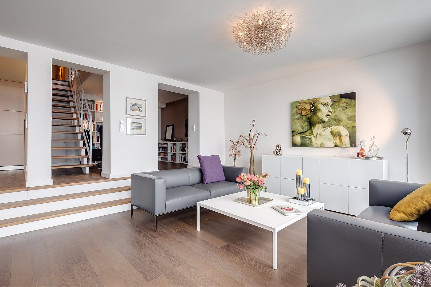 Etagenwohnung mit 5 Zimmern | München-Maxvorstadt | 1807ML1 | Blick in den