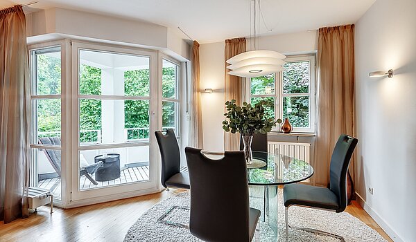 Etagenwohnung mit 3 Zimmern | München-Harlaching | 2108ML3 | ...Essbereich mit Zugang...