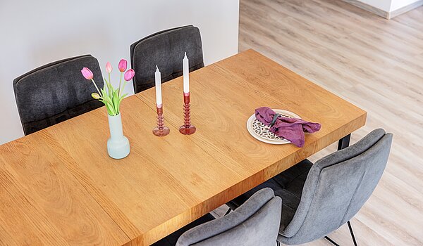 Terrassenwohnung mit 3.5 Zimmern | München-Berg am Laim | 704511 | Essbereich