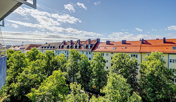 Apartment mit 1 Zimmer | München-Schwabing | 70198 | Ausblick und...