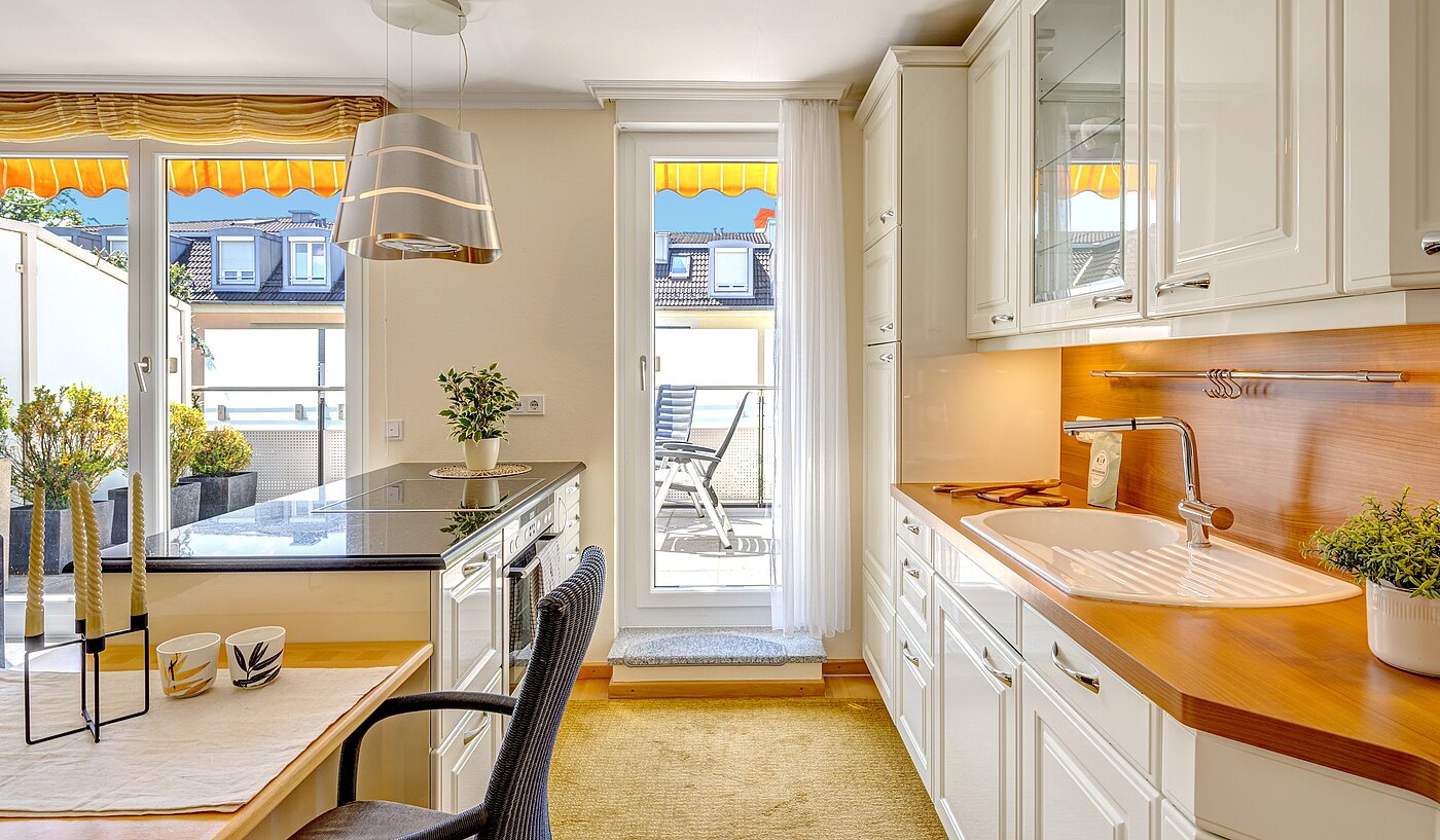 Etagenwohnung mit 2 Zimmern | München-Laim | 700241 | Hochwertige Wohnküche