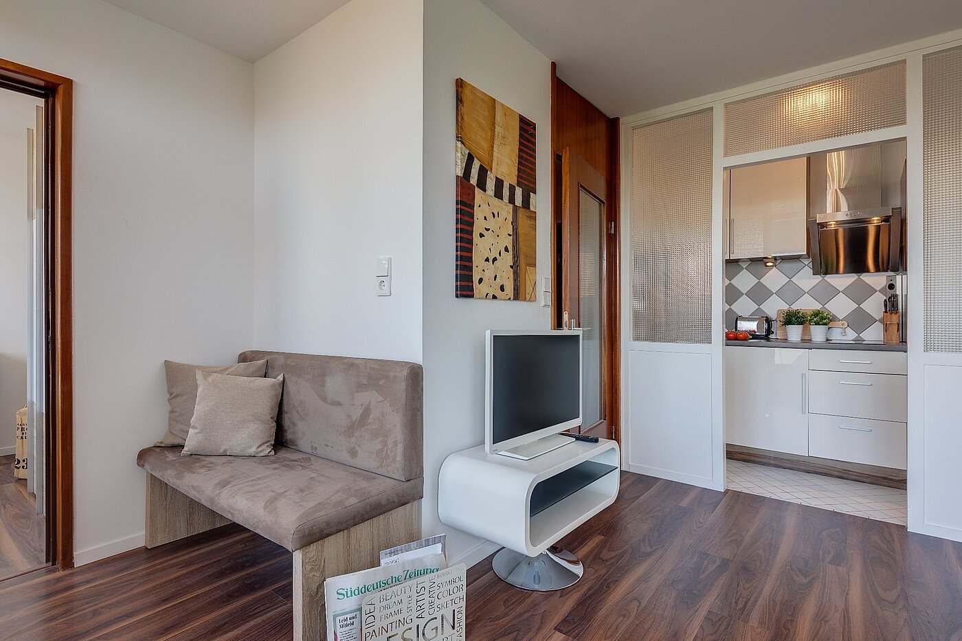 Etagenwohnung mit 1.5 Zimmern | München-Neuhausen | 1807ML3 | Blick zur Küche