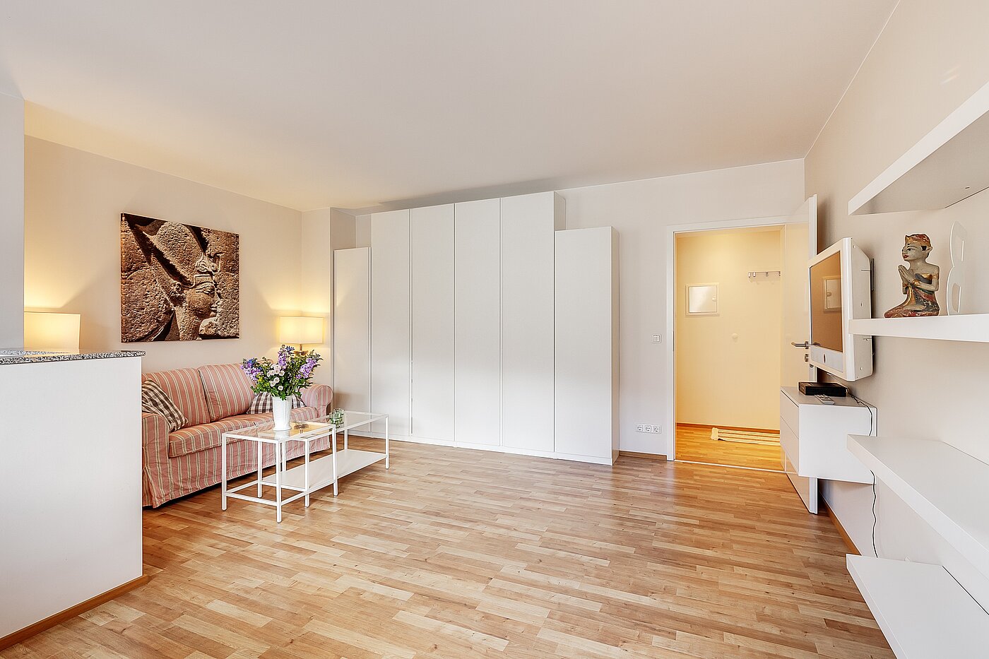 Etagenwohnung mit 1.5 Zimmern | München-Schwanthalerhöhe | 2211ML8 | Wohnzimmer zum Wohlfühlen