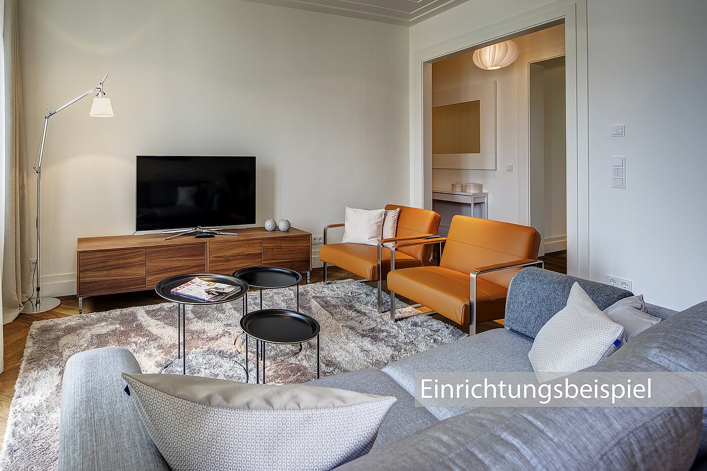Etagenwohnung mit 2 Zimmern | München-Schwanthalerhöhe | 1702ML2 | Wohnen-Beispiel