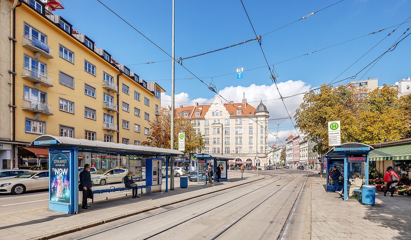 Etagenwohnung mit 2 Zimmern | München-Schwabing | 70130 | Kurfürstenplatz