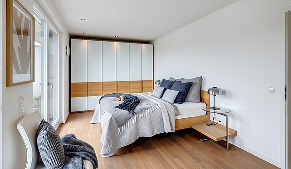 Penthouse mit 3.5 Zimmern | München-Oberföhring | 70237 | Schlafzimmer mit...