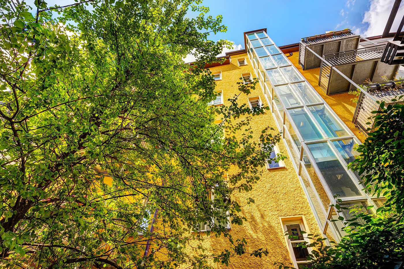 Etagenwohnung mit 5 Zimmern | München-Altstadt | 700121 | ...Innenhoffassade