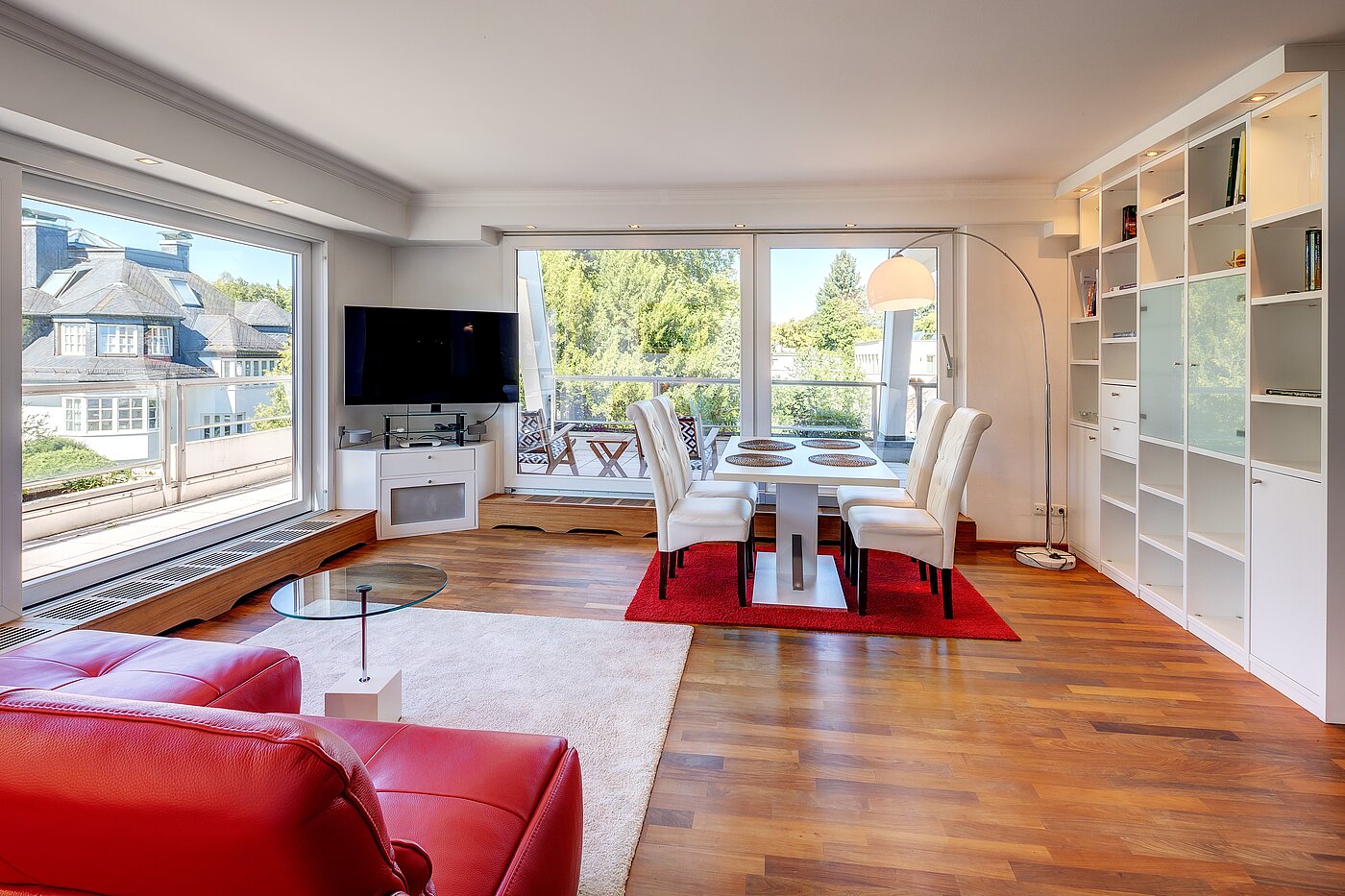 Penthouse mit 2.5 Zimmern | München-Harlaching | 702581 | Wohn- und Essbereich