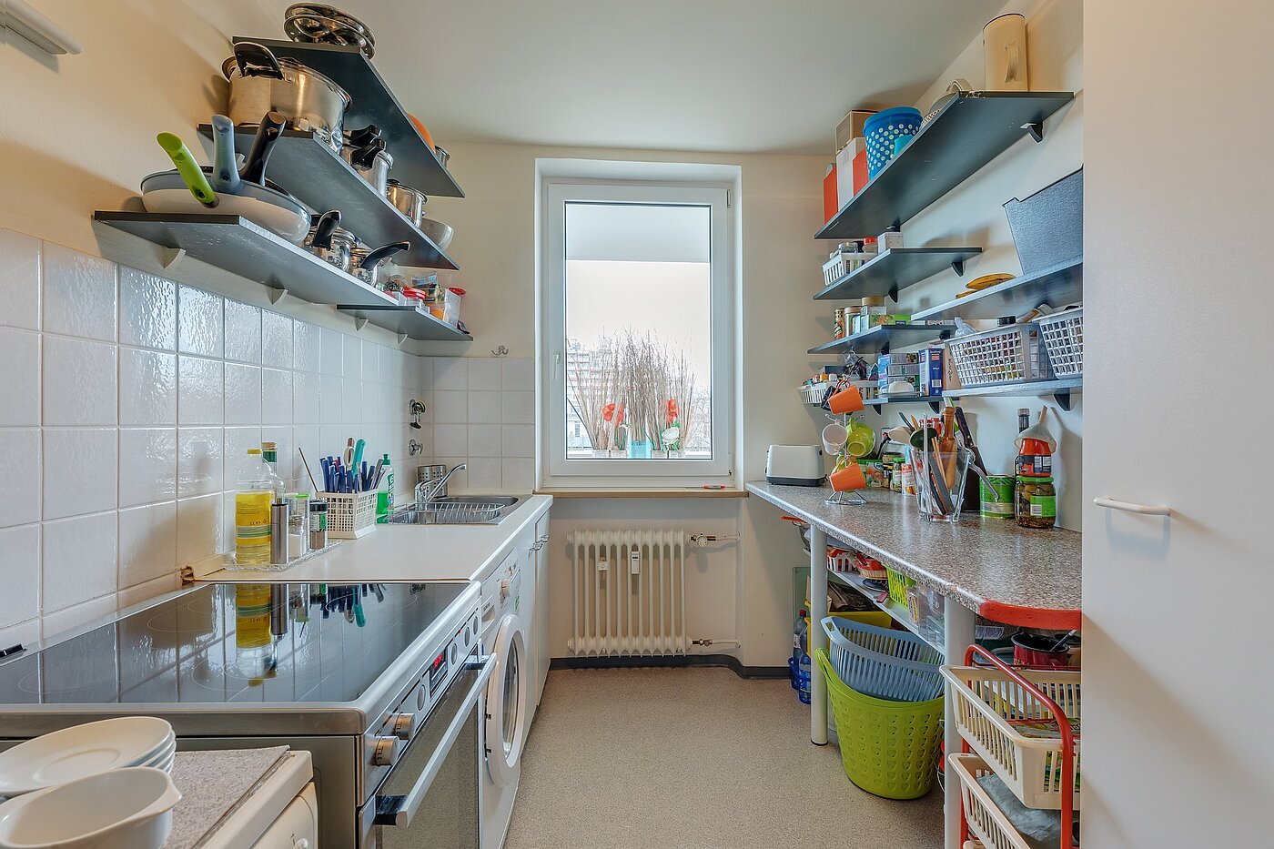 Etagenwohnung mit 3 Zimmern | München-Schwabing | 1912ML4 | Küche mit Fenster