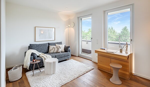 Penthouse mit 3.5 Zimmern | München-Oberföhring | 70237 | Gästezimmer...