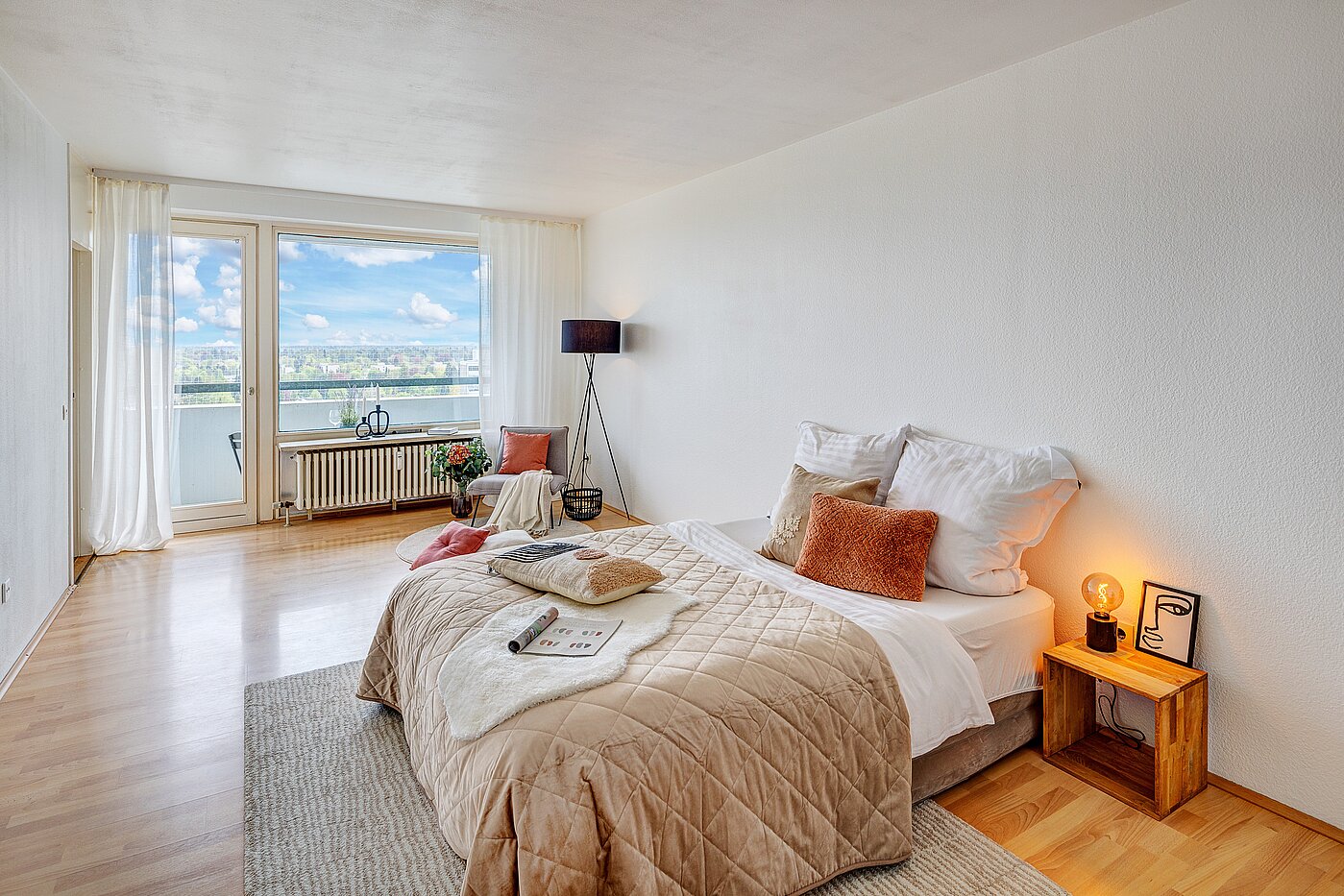 Etagenwohnung mit 1 Zimmer | München-Solln | 2201ML92 | Blick in den Wohnraum