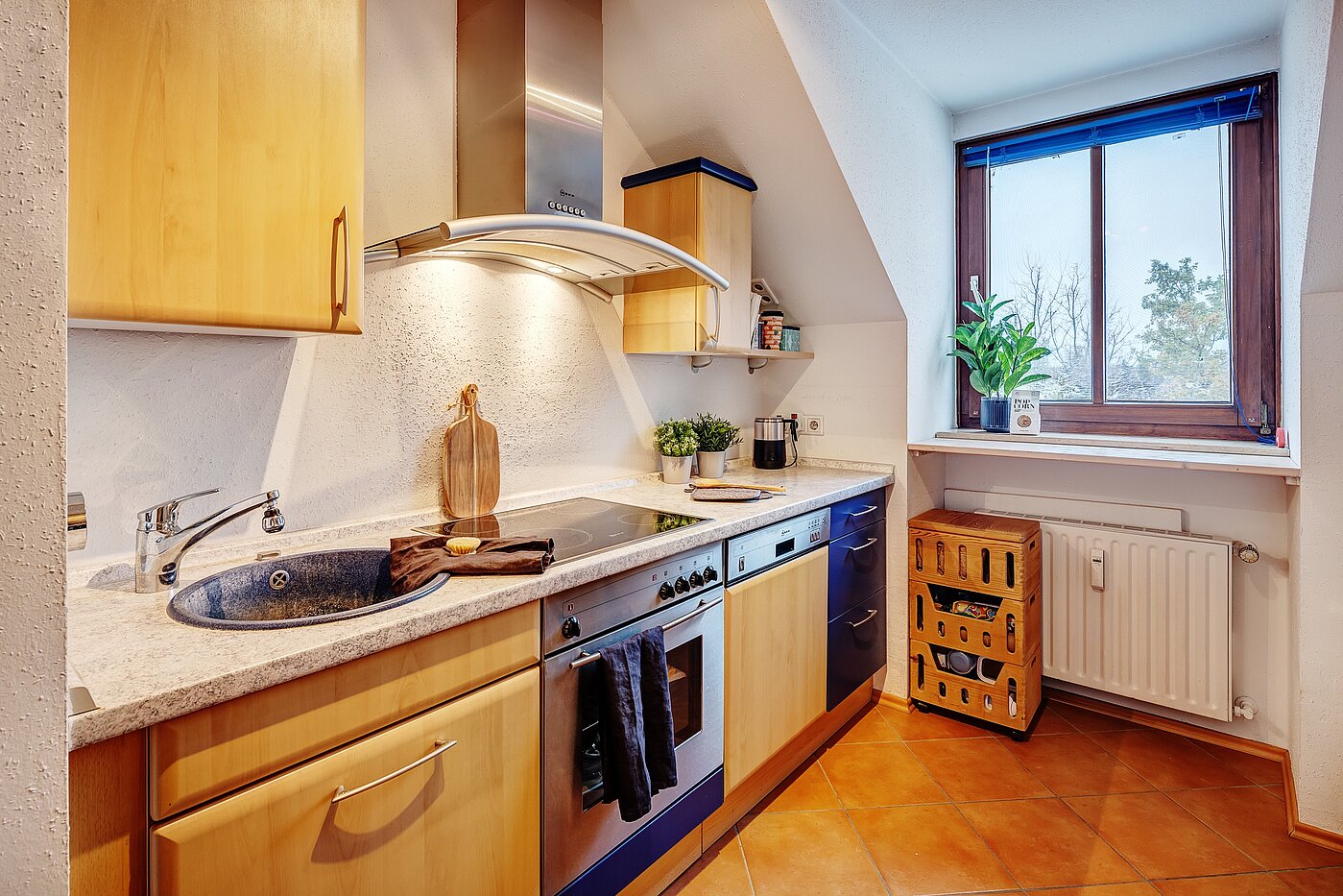 Etagenwohnung mit 2 Zimmern | Germering | 70029 | Küche mit Fenster