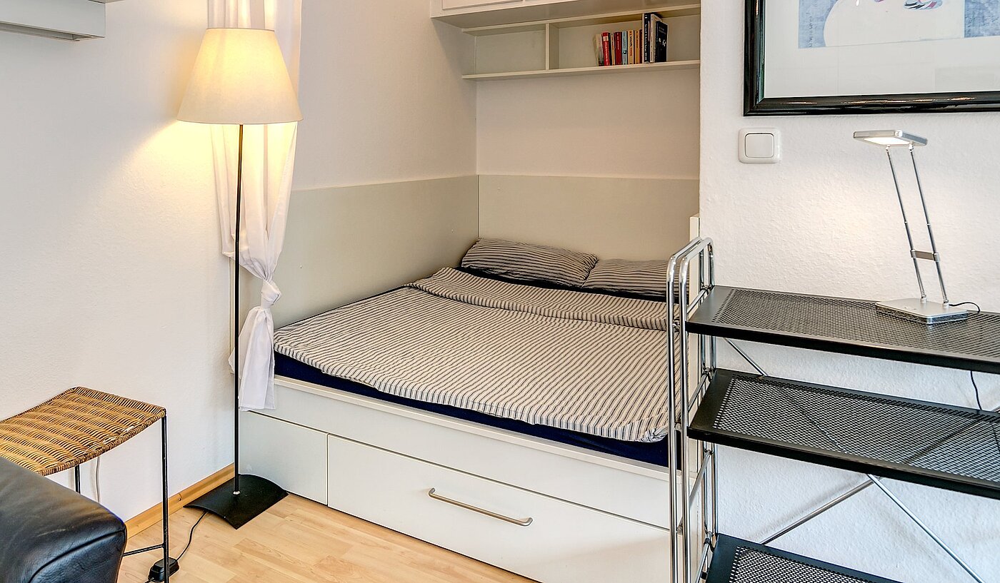 Etagenwohnung mit 1 Zimmer | München-Schwabing | 2106ML1 | Kuschlige Schlafnische