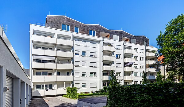 Etagenwohnung mit 2 Zimmern | 70134 | Hausansicht