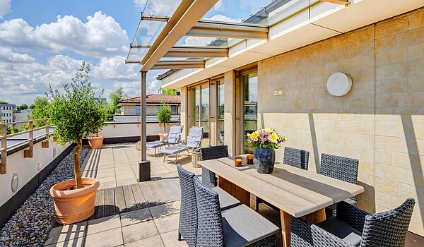 Penthouse mit 3.5 Zimmern | München-Oberföhring | 70237