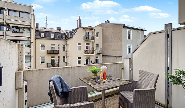 Apartment mit 1 Zimmer | München-Maxvorstadt | 70448 | Terrasse