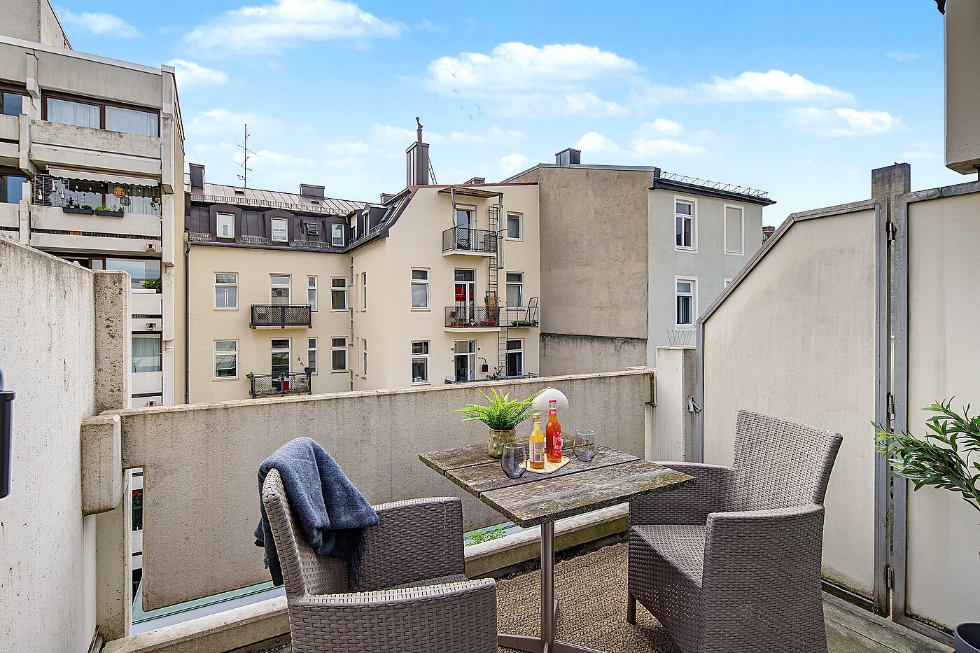 Apartment mit 1 Zimmer | München-Maxvorstadt | 70448 | Terrasse
