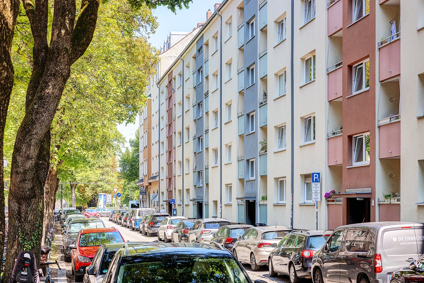 Etagenwohnung mit 1.5 Zimmern | München-Neuhausen | 70473 | Ruhige Anliegerstraße