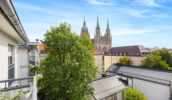 Etagenwohnung mit 3 Zimmern | München-Ludwigsvorstadt | 70488 | ...Blick ins Grüne
