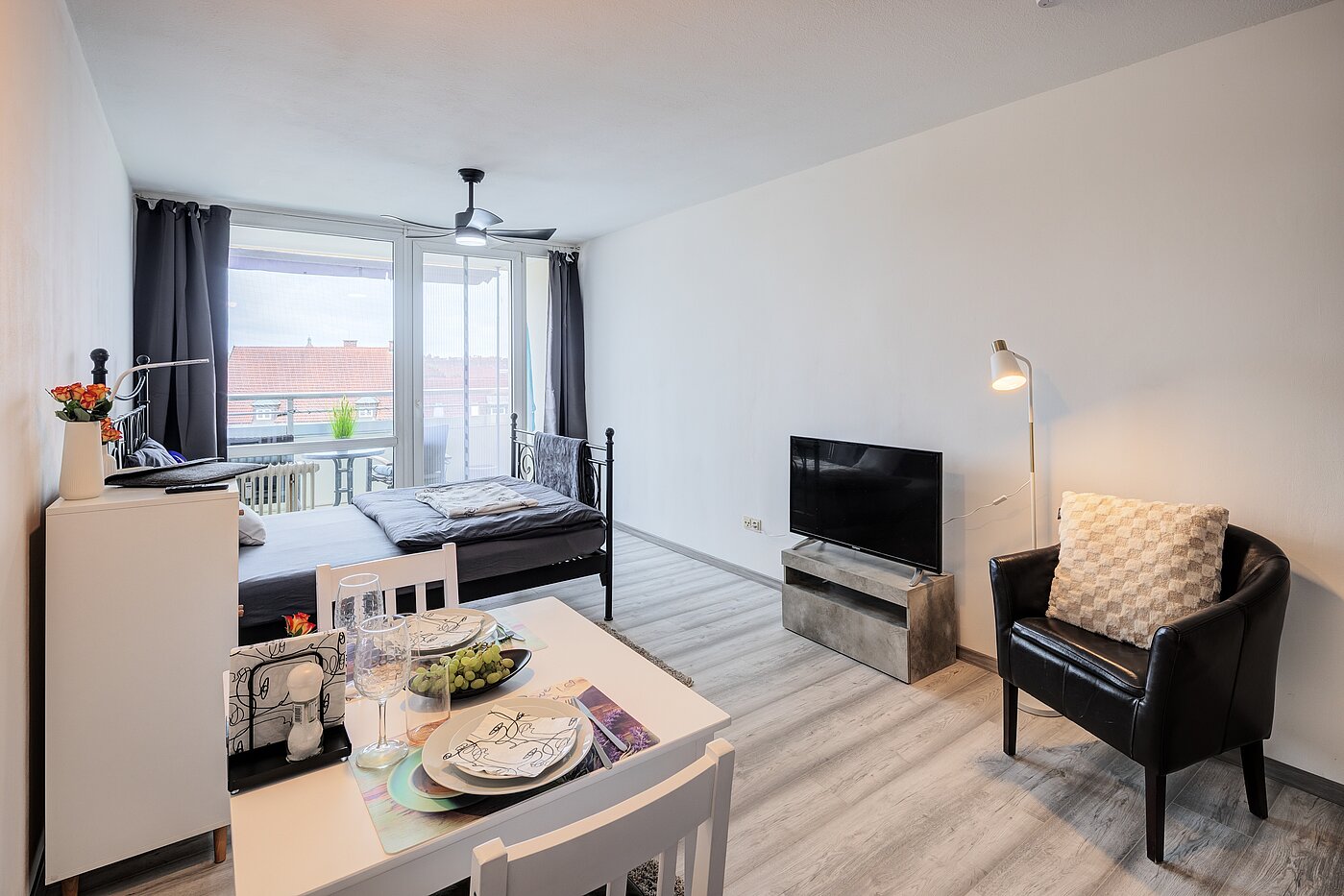 Etagenwohnung mit 1 Zimmer | München-Haidhausen | 70482 | Wohnbereich