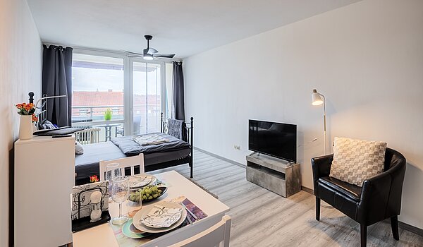 Etagenwohnung mit 1 Zimmer | München-Haidhausen | 70482 | Wohnbereich