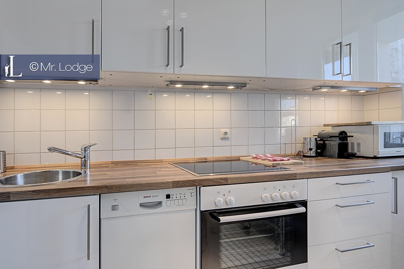 Etagenwohnung mit 2 Zimmern | München-Lehel | 1605ML6 | Helle Küchenzeile