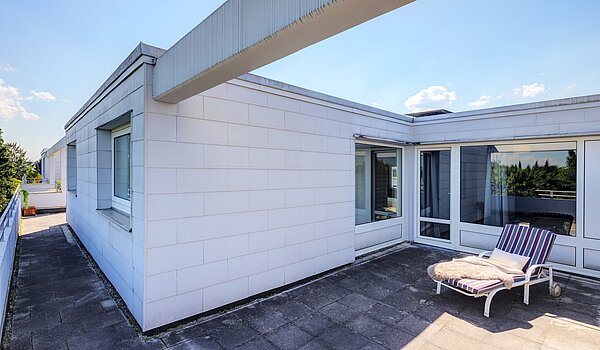 Terrassenwohnung mit 3.5 Zimmern | München-Berg am Laim | 704511 | Dachterrasse