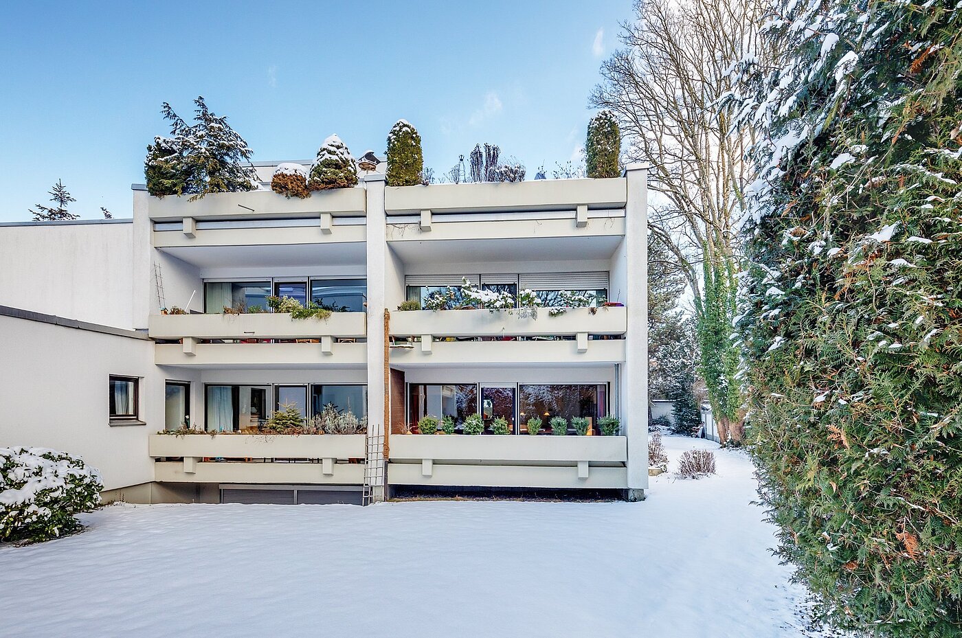 Etagenwohnung mit 2 Zimmern | München-Nymphenburg | 2101ML6 | Gartenansicht