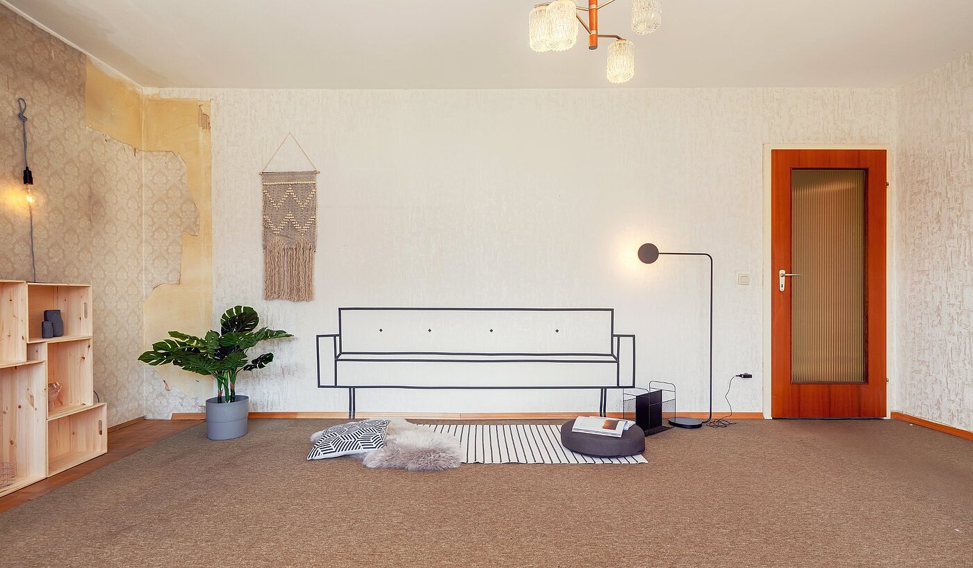 Etagenwohnung mit 4 Zimmern | München-Hadern | 2003ML2 | Geräumiges Wohnzimmer...