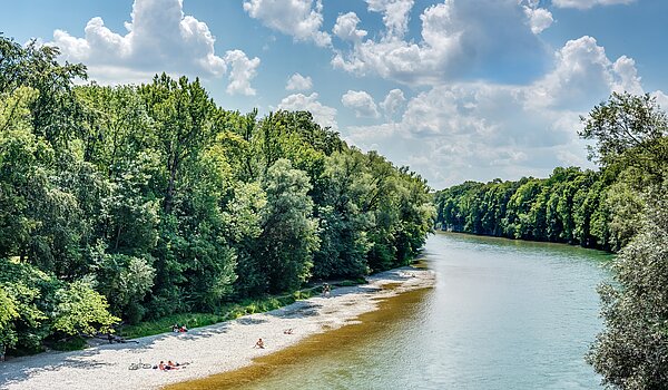 Maisonettewohnung mit 3 Zimmern | München-Lehel | 2209ML5 | Die Isar
