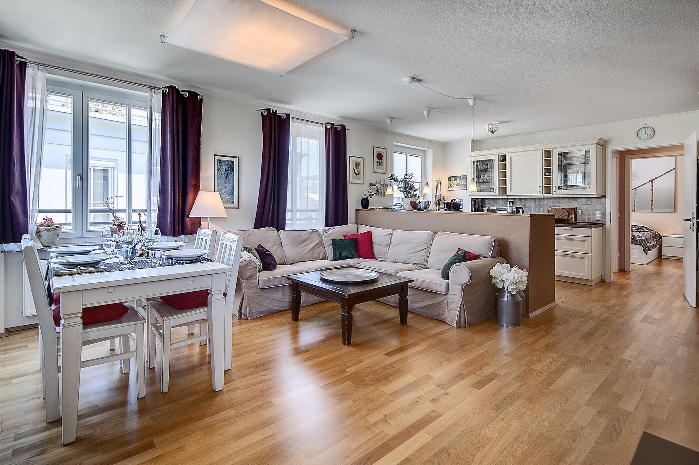 Maisonettewohnung mit 4 Zimmern | München-Haidhausen | 1704ML1 | großes Wohnzimmer