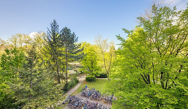 Etagenwohnung mit 2 Zimmern | München-Sendling-Westpark | 2204ML2 | ...Blick auf das parkähnliche Grundstück