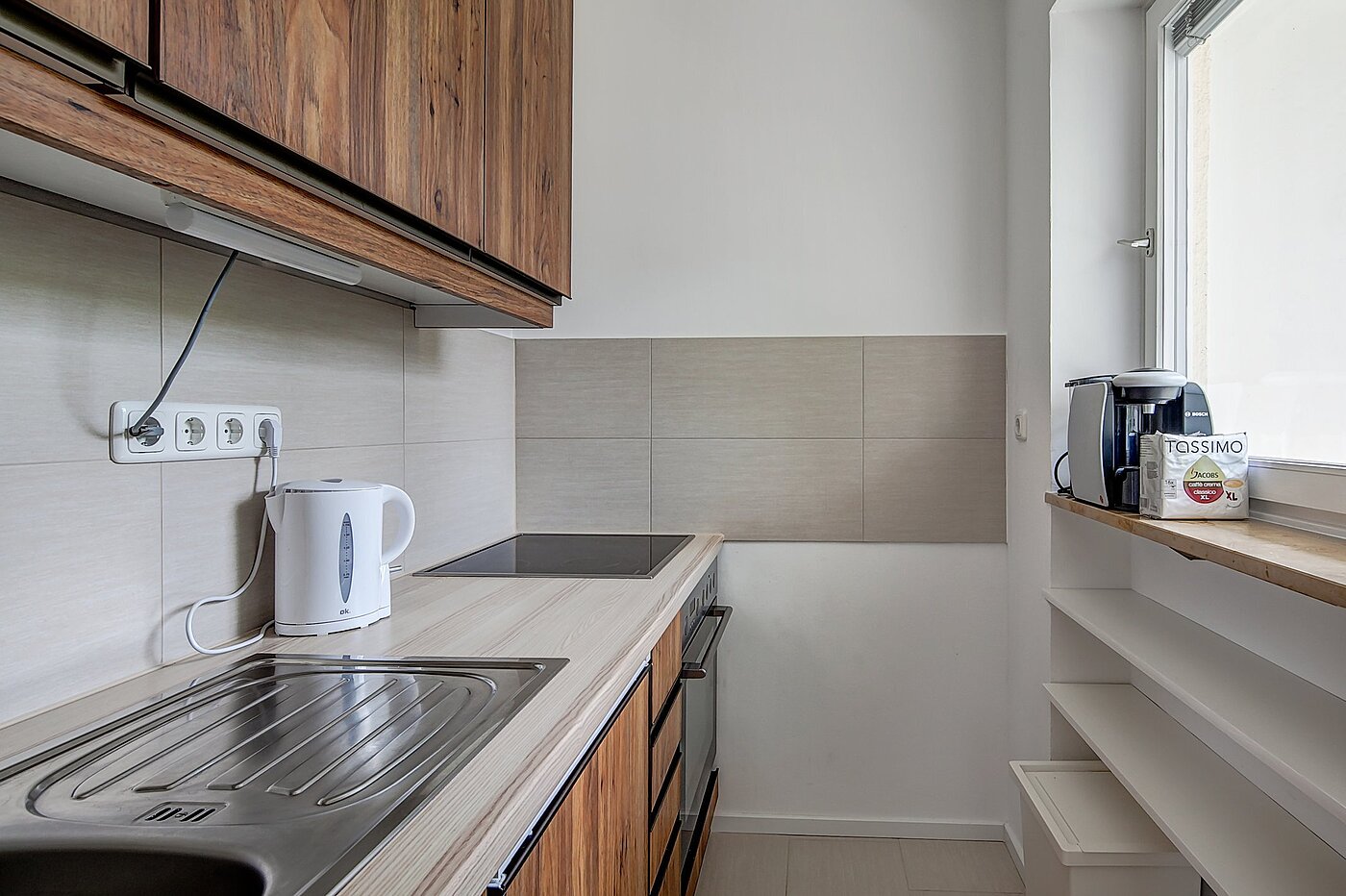 Etagenwohnung mit 1 Zimmer | München-Solln | 1810ML4 | Küche mit Fenster
