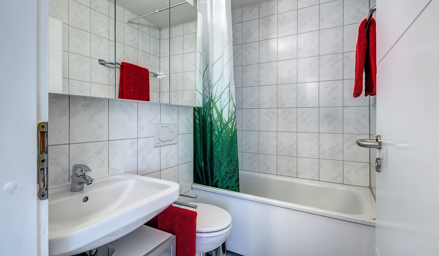 Apartment mit 1 Zimmer | 70308 | Badezimmer