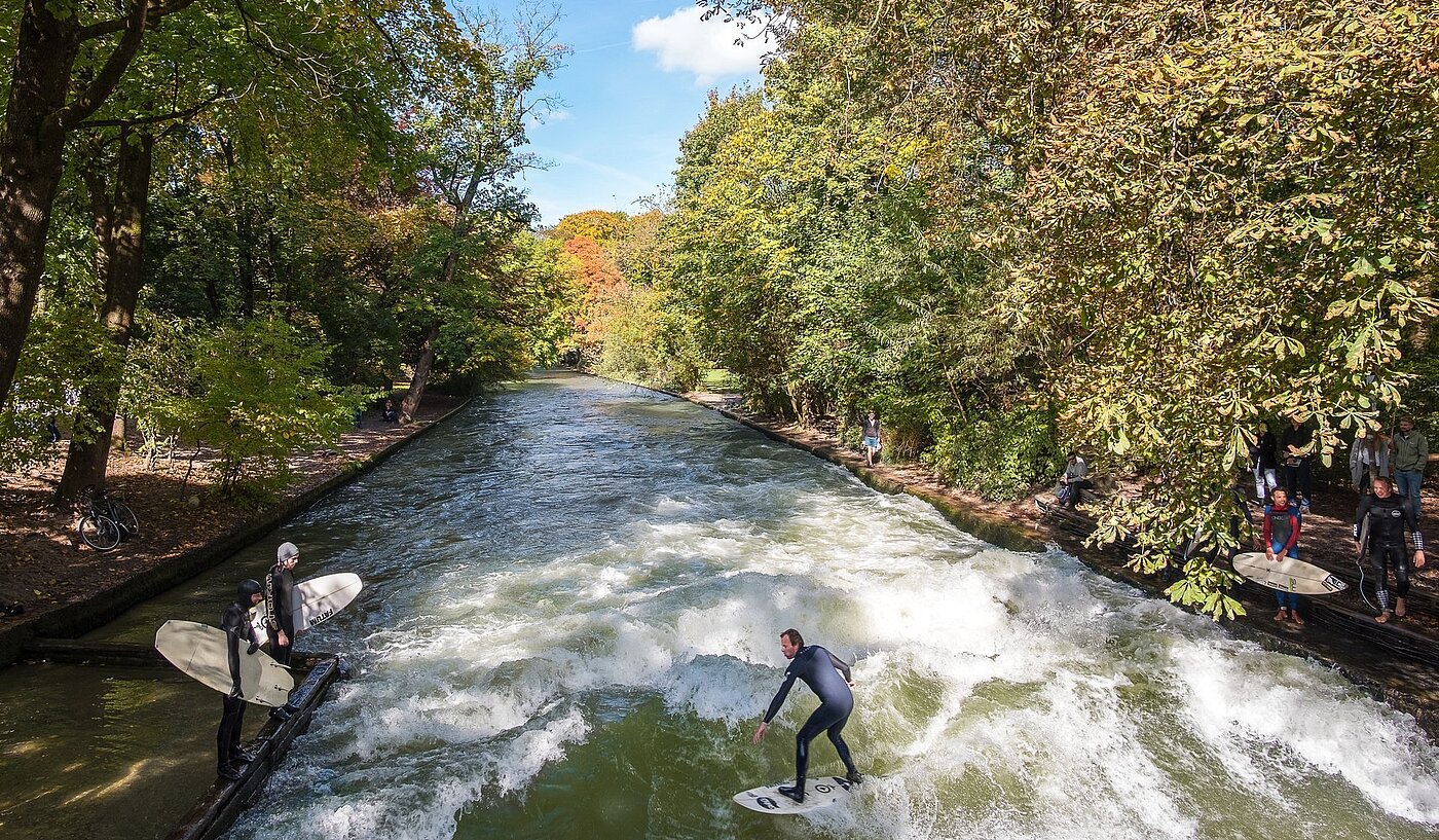 Etagenwohnung mit 1 Zimmer | München-Lehel | 2001ML10 | Eisbachwelle