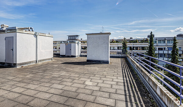 Erdgeschosswohnung mit 2 Zimmern | München-Schwabing | 70394 | Gemeinschaftliche Dachterrasse