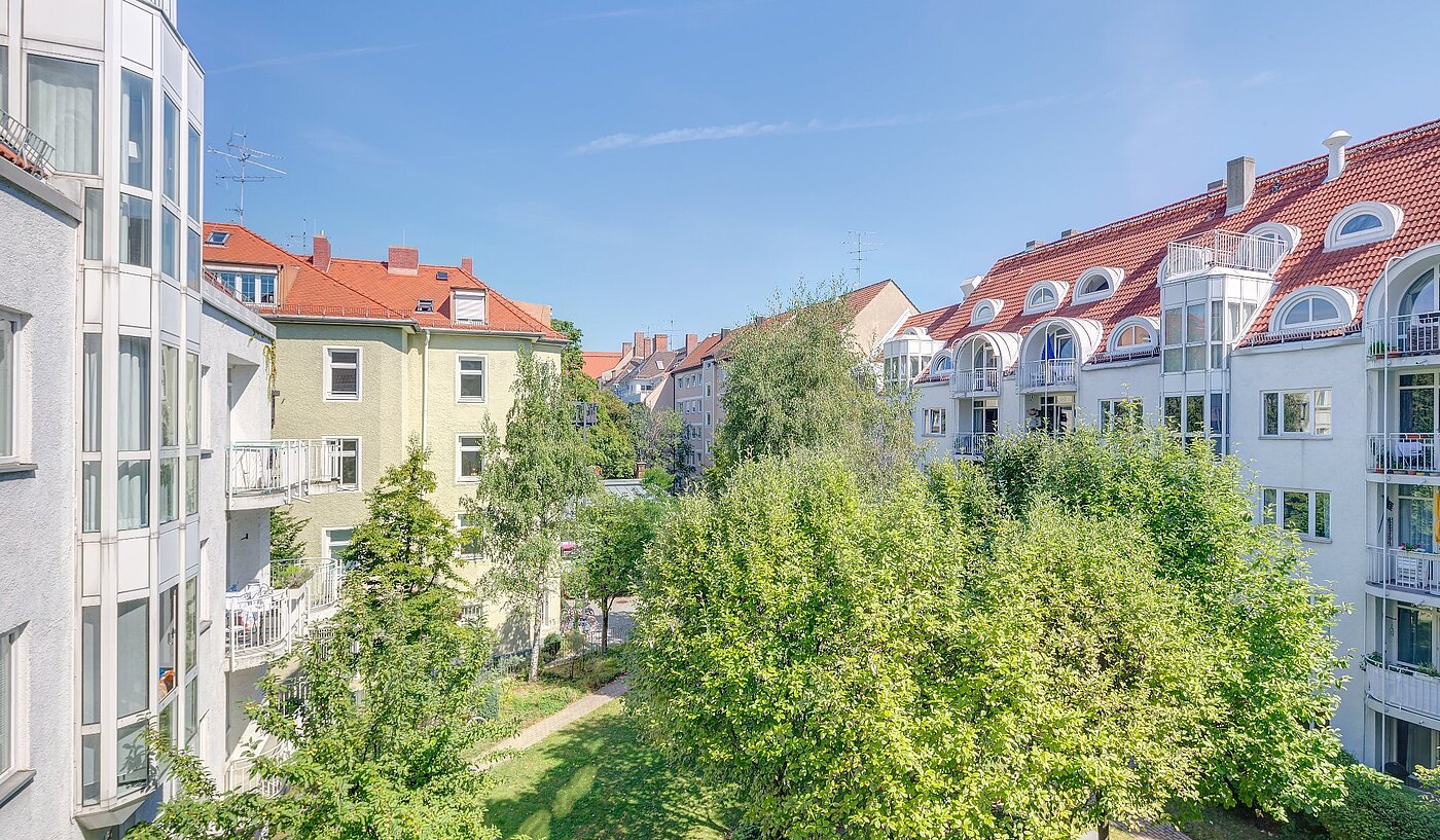Etagenwohnung mit 1 Zimmer | München-Lehel | 2001ML10 | ...mit Ausblick