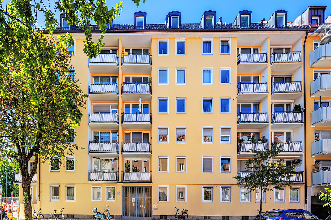 Etagenwohnung mit 3 Zimmern | München-Haidhausen | 70447 | Außenansicht Gebäude