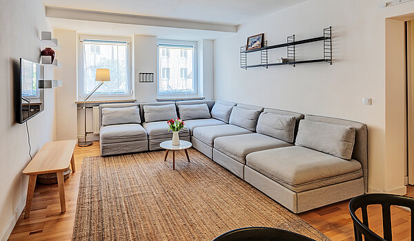 Etagenwohnung mit 3 Zimmern | München-Au | 70447 | Wohnzimmer