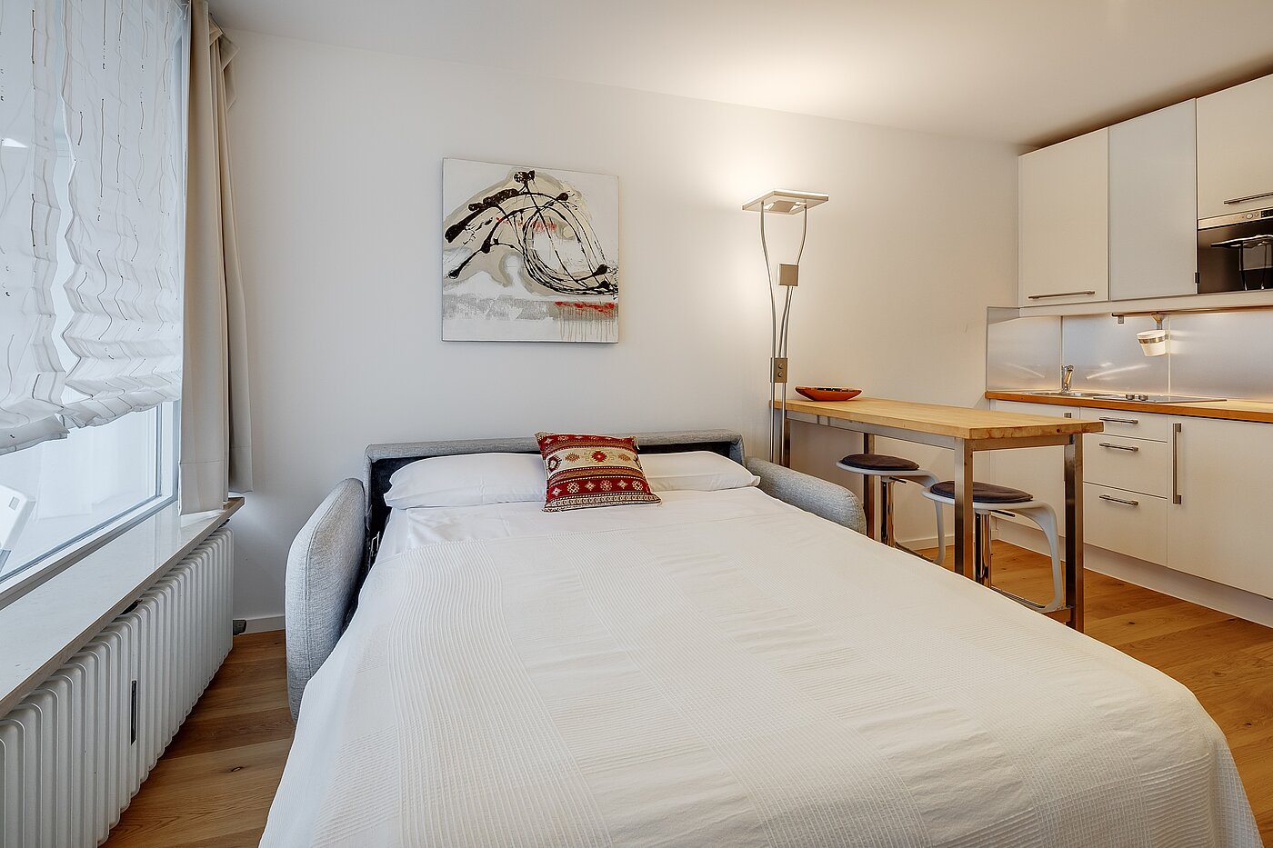 Etagenwohnung mit 1 Zimmer | München-Schwabing | 70475 | ... mit Schlafsofa...