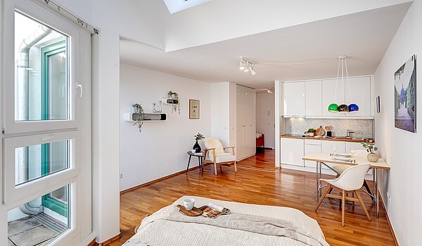 Etagenwohnung mit 1 Zimmer | München-Maxvorstadt | 70165 | Charmantes Apartment